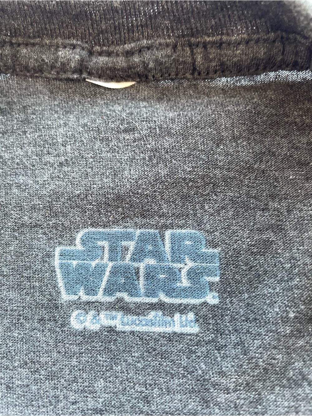 Star Wars Samurai Storm Trooper dark gray shirt NWOT - Picture 5 of 6